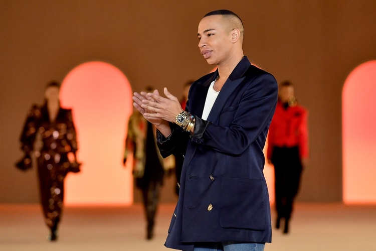 Olivier Rousteing ouvre les portes de Balmain pendant le confinement