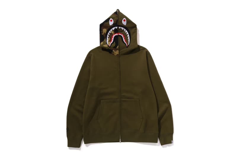 BAPE 重新推出原始版本「鯊魚外套 Shark Hoodie」