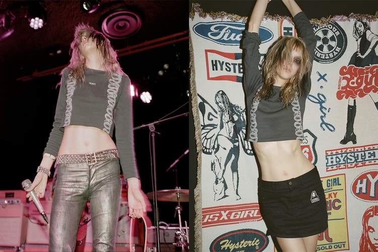 HYSTERIC GLAMOUR と X-girl のコラボコレクション第3弾が到着