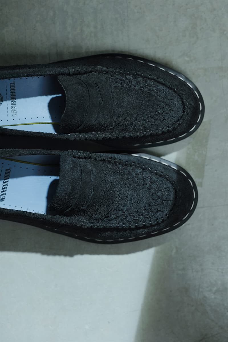 ネイバーフッドとドクターマーチンが約3年ぶりのコラボレーションを発表 NEIGHBORHOOD x Dr. Martens SMITHS 4 hole PENTON LOAFER release info