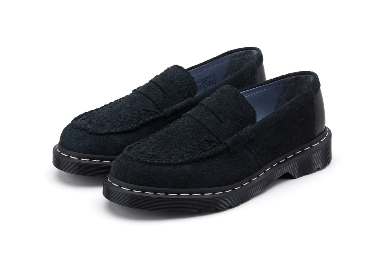 ネイバーフッドとドクターマーチンが約3年ぶりのコラボレーションを発表 NEIGHBORHOOD x Dr. Martens SMITHS 4 hole PENTON LOAFER release info