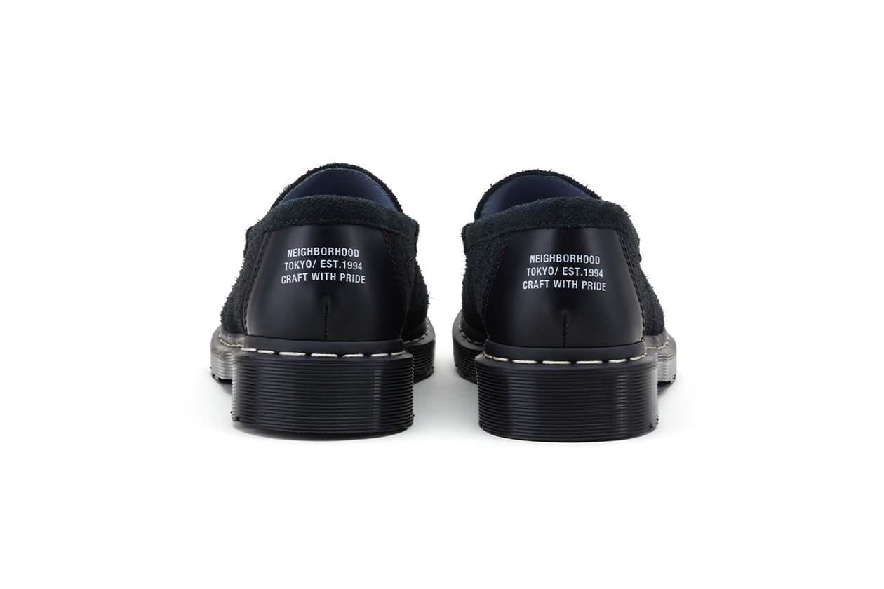 ネイバーフッドとドクターマーチンが約3年ぶりのコラボレーションを発表 NEIGHBORHOOD x Dr. Martens SMITHS 4 hole PENTON LOAFER release info