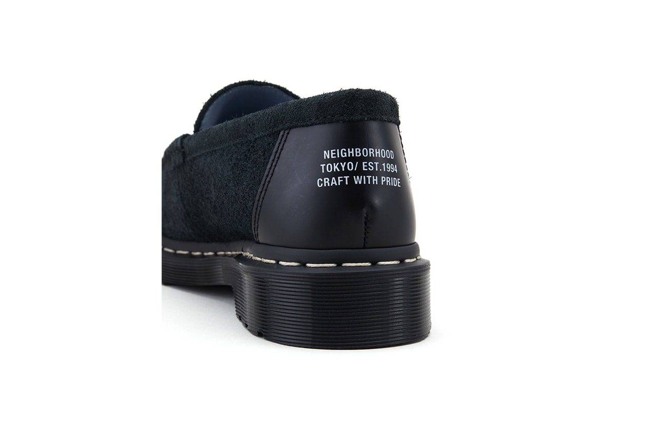 ネイバーフッドとドクターマーチンが約3年ぶりのコラボレーションを発表 NEIGHBORHOOD x Dr. Martens SMITHS 4 hole PENTON LOAFER release info