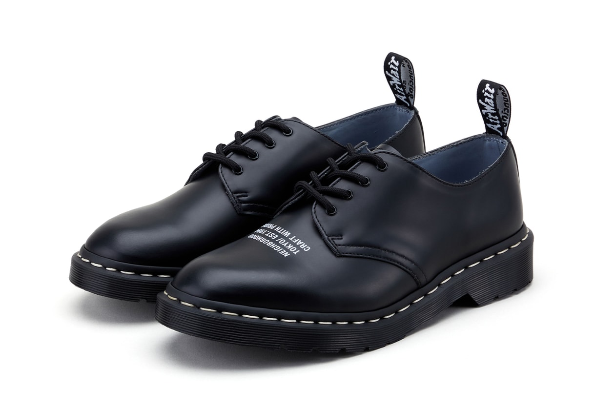 ネイバーフッドとドクターマーチンが約3年ぶりのコラボレーションを発表 NEIGHBORHOOD x Dr. Martens SMITHS 4 hole PENTON LOAFER release info