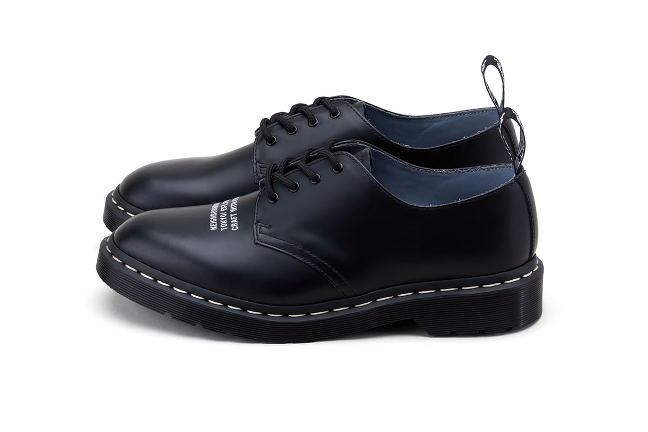 ネイバーフッドとドクターマーチンが約3年ぶりのコラボレーションを発表 NEIGHBORHOOD x Dr. Martens SMITHS 4 hole PENTON LOAFER release info