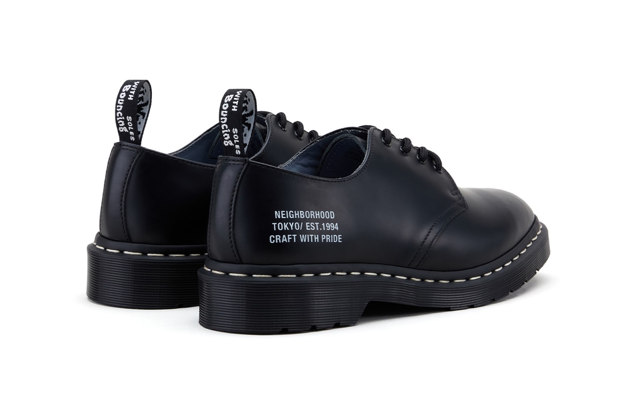 ネイバーフッドとドクターマーチンが約3年ぶりのコラボレーションを発表 NEIGHBORHOOD x Dr. Martens SMITHS 4 hole PENTON LOAFER release info