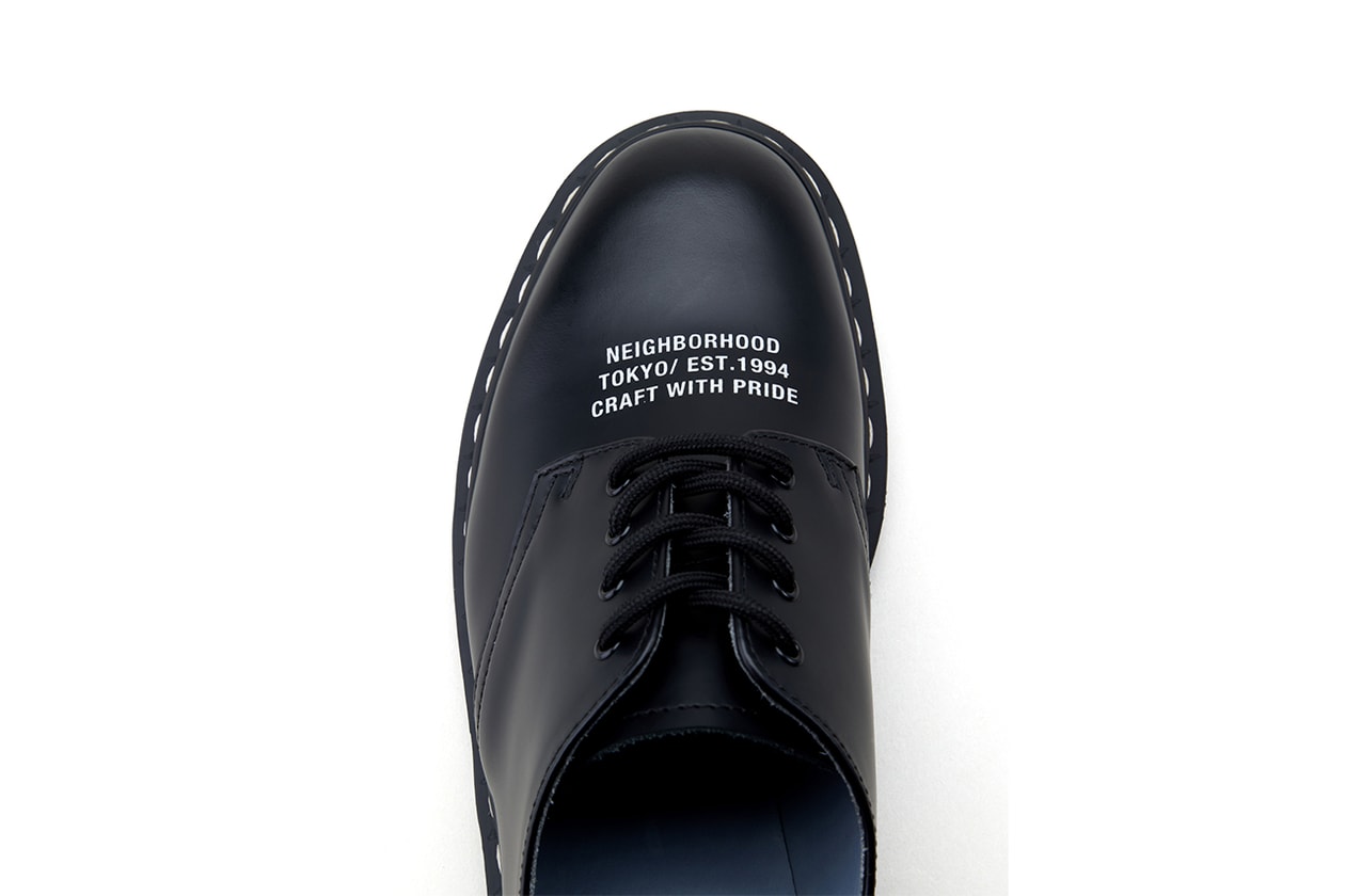 ネイバーフッドとドクターマーチンが約3年ぶりのコラボレーションを発表 NEIGHBORHOOD x Dr. Martens SMITHS 4 hole PENTON LOAFER release info